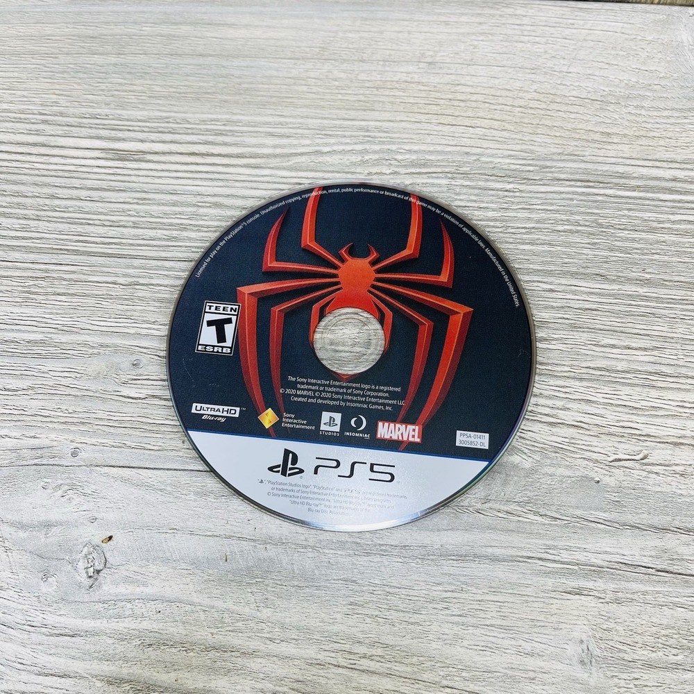 Spider-Man Miles Morales (Sony PlayStation 5, 2020) Game Only - Tested